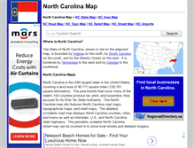 Tablet Screenshot of north-carolina-map.org